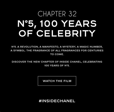 chanel 100 years of celebrity|Inside CHANEL Chapter 32 : N°5, 100 years of celebrity. .